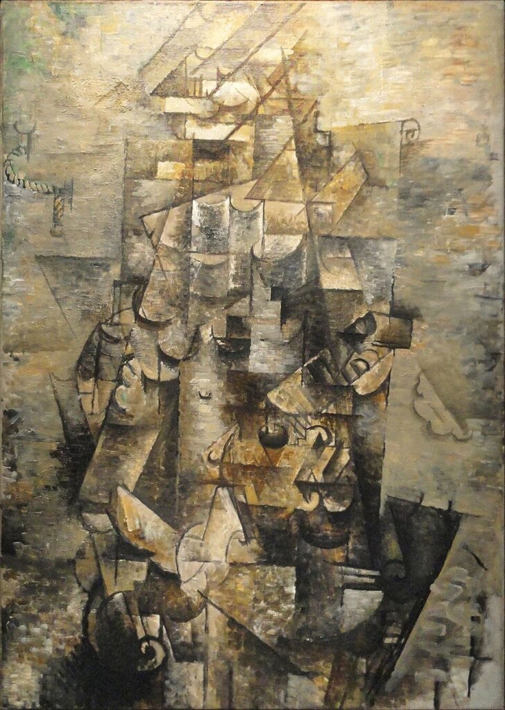 Hombre con guitarra (1911) – Georges Braque