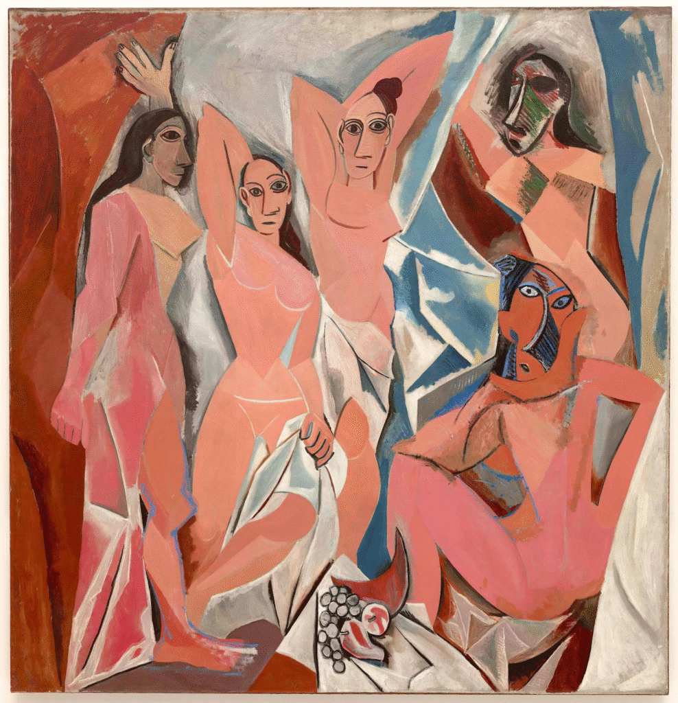 as señoritas de Avignon (1907) – Pablo Picasso